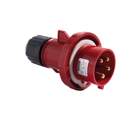 IP67 IEC Pin And Sleeve Connector 32A 380/440 V, 3P+4W For HD Use